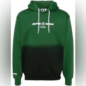 AAPE BY *A BATHING APE logo-embroidered long-sleeved hoodie